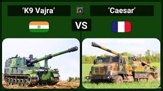 Comparative Analysis: India's K9 Vajra vs France's CAESAR Howitzer