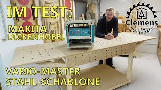 Multifunktionstisch mit dem Vario-Master von  @sautershop-channel   - Im Test: Makita Dickenhobel