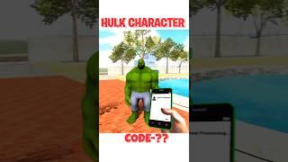 Hulk Character Cheat Code in Indian bike driving 3d || Indian bike driving 3d new update #shorts