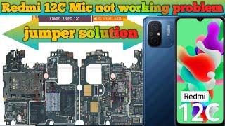 Redmi 12C Mic not working problem jumper solution| 12C Mic ways|#thesoilboy