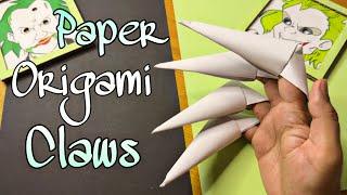 Origami Paper Claws Easy and Simple Tutorial️ | How to make Claws with paper | DIY Full Tutorial