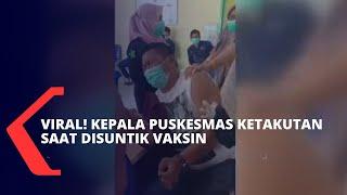 Viral Kepala Puskesmas Takut Disuntik Vaksin Covid-19