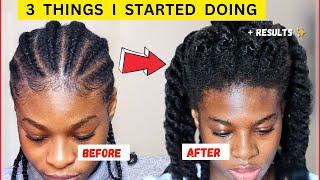 If you can't grow longer hair, this 4c hair routine is for you #naturalhair  #4chair #hairgrowth
