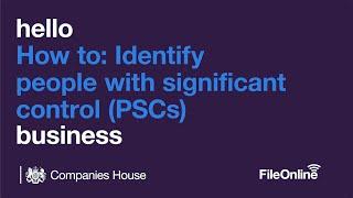 How to identify people with significant control (PSCs)