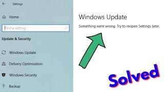 Fix something went wrong try to reopen settings later windows update | Problem Solved