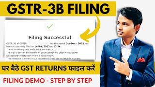 How to File GSTR-3B online Step by Step | GSTR3B File Return 2022