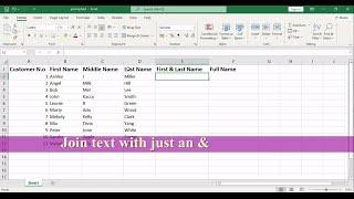 Combine Data from Multiple Cells into a Same Cell in Excel | Mubit Tips