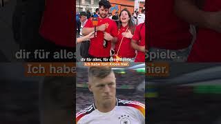 Was wollt ihr Toni Kroos noch mitgeben? | sportstudio | #shorts