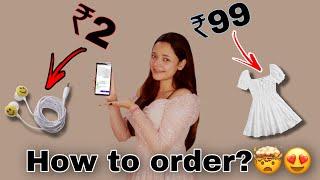 How I order ₹2 earphones ₹99 dress on Shopsy?| Shopsy real hai ya fake? #shopsy #sumedhafam