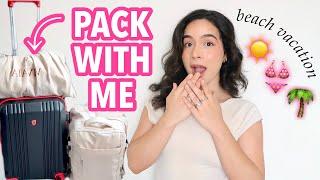 PACK WITH ME FOR BEACH VACATION *outfit ideas* | Jessica Melgoza