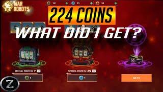  NEW BIG 224 COINS Event Chest Opening | War Robots | Gintares Fortune Palace