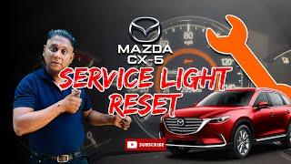 How to reset Scheduled Maintenance Due & Oil Change Due on Mazda CX-5  2019 (2018-2021)