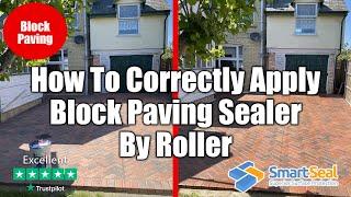 Sealing Block Paving Correctly by Roller / How To Guide (Pt1)