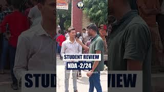 NDA exam review 2024  || UPSC NDA EXAM students review || NDA EXAM students reaction ||1 SEPT