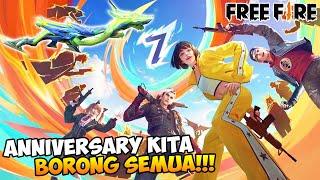 ANNIVERSARY 7 TAHUN AKU INGIN BORONG SEMUA ADA EVO GUN PARAFAL DAN MYSTERY SHOP! Free Fire