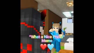 “What A Nice Photo“ Meme - Mine-imator Minecraft Animation [Boy Love] #shorts #minecraftanimations