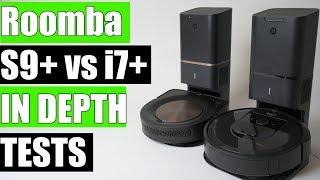 iRobot Roomba s9+ vs i7+ Robot Vacuum Comparison