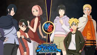 【Boruto family VS Sarada family Three-member team battle】 NARUTO X BORUTO Ultimate Ninja STORM