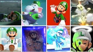 EVOLUTION OF LUIGI DEATH ANIMATION EVER & Game Over Screens (1983-2024)