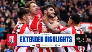 Stoke City vs. Derby County: Extended Highlights | EFL Championship | CBS Sports Golazo