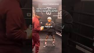 Tank Davis Counter Drill #gervontadavis #boxeo #ringside #bmore #mexico #russia #uk #texas #1m #pbc