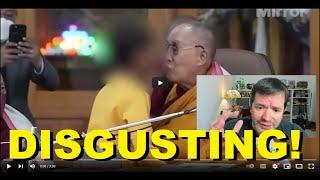 Dalai Lama asks Little Boy: "suck my tongue"