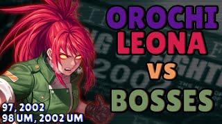 Orochi Leona vs Bosses