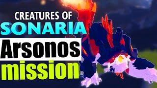 How to get ARSONOS | secret mission Creatures Of Sonaria | whalemistar