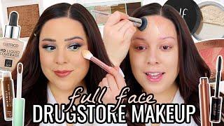 FULL FACE OF DRUGSTORE MAKEUP 2021! Affordable Products You Need To Try 