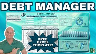 How To Create Your Own Debt Manager WIth Automated Payments In Excel - FROM SCRATCH + FREE DOWNLOAD