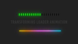 Simple CSS Animation Effects | CSS Transforming Loader