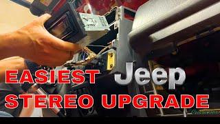 How To Install Aftermarket Jeep Wrangler Stereo | Jeep TJ (1997-2006)