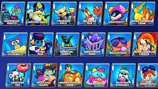 ALL 673 BRAWL STARS SKINS | #SpongeBob X #BrawlStars Update