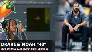 How to Make a Dark Moody R&B Drake Beat from SCRATCH | FL Studio Tutorial 20