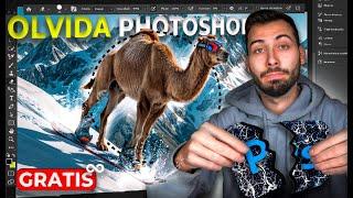 Mejor que Photoshop! Crea y Edita Imágenes por IA GRATIS e ILIMITADA  Tutorial FÁCIL con Photopea