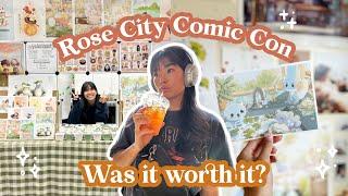 Artist Alley Vlog | Exact numbers, my experience and thoughts on Rose City Comic Con!