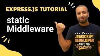 express js bangla tutorial 14 : express static middleware