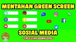 Mentahan Green Screen Sosial Media Terbaru No Text + Free Link Download