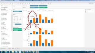 Tableau Combined Axis Chart