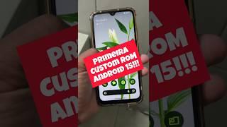 Android 15! Primeira Custom ROM A15 para o Redmi Note 8! Testando...