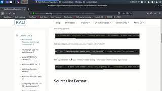 Kali Network Repositories (/etc/apt/sources.list) | kalli linux network repositories|