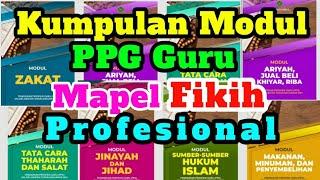 Modul PPG Guru Mapel Fikih - Profesional