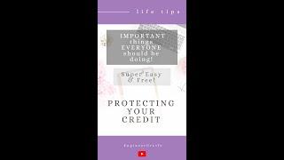 Life Tip: Protect your credit. (For Free) #shorts