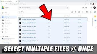 How to Save Multiple Files in Google Drive?