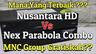 Receiver Rekomendasi Nusantara HD Vs Nex Parabola Combo, Mana Yang Terbaik ???