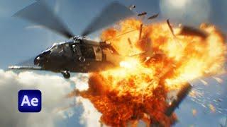 Helicopter Explosion VFX Tutorial + Assets (Promo)