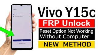 Vivo Y15c Google Account Bypass | Without pc - 100% Working