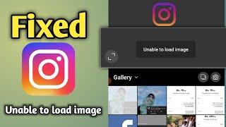 unable to load image instagram solution