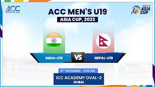 India vs Nepal | Match 10 | ACC Men's U19 Asia Cup 2023