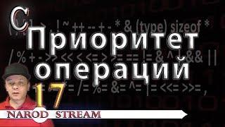 Программирование на C. Урок 17. Приоритет операций